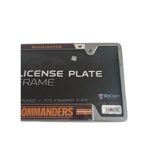 NFL Washington Commanders License Plate Frame NEW NWT - Picture 3 of 5